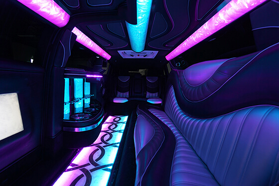exclusive limo interior
